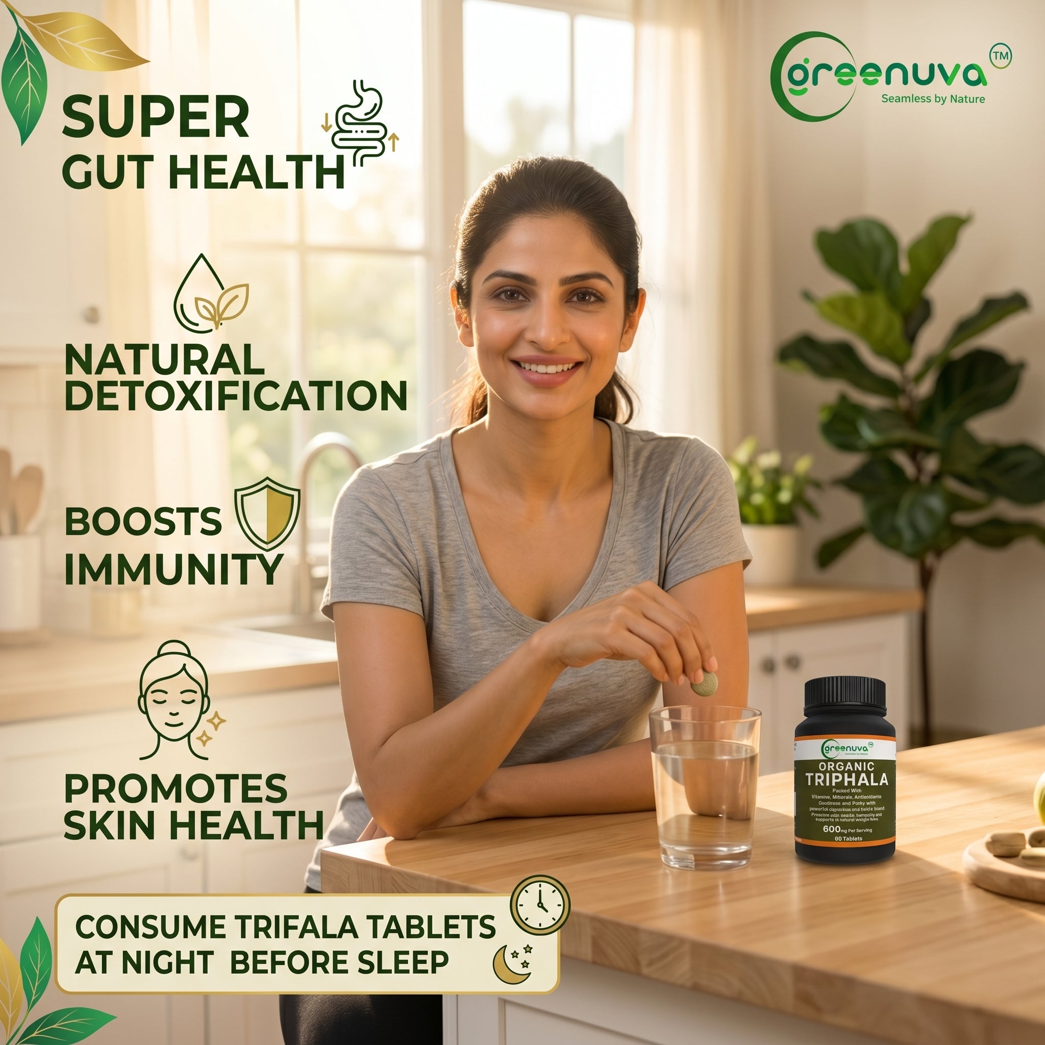 Greenuva Triphala Tablets