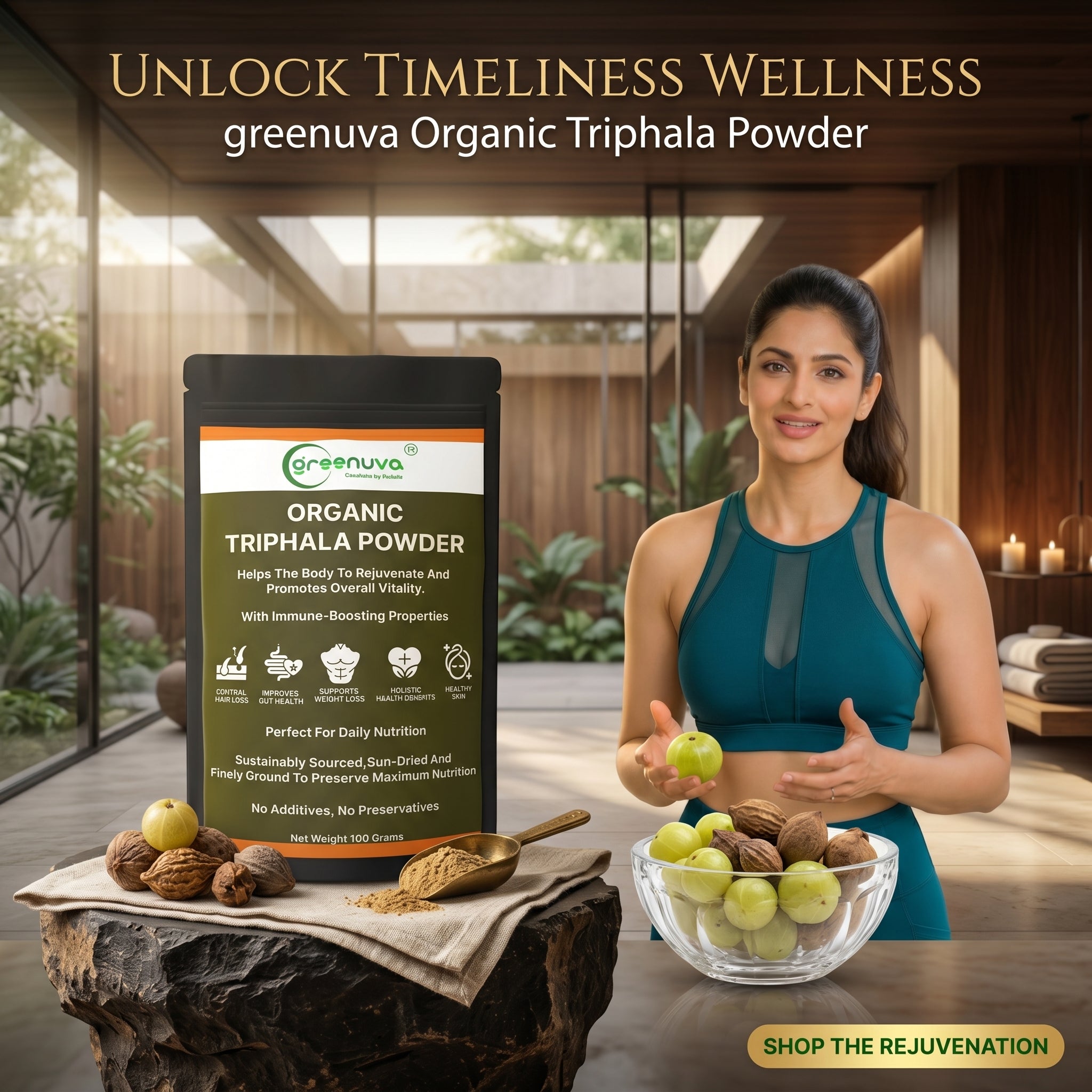 Greenuva Triphala Powder
