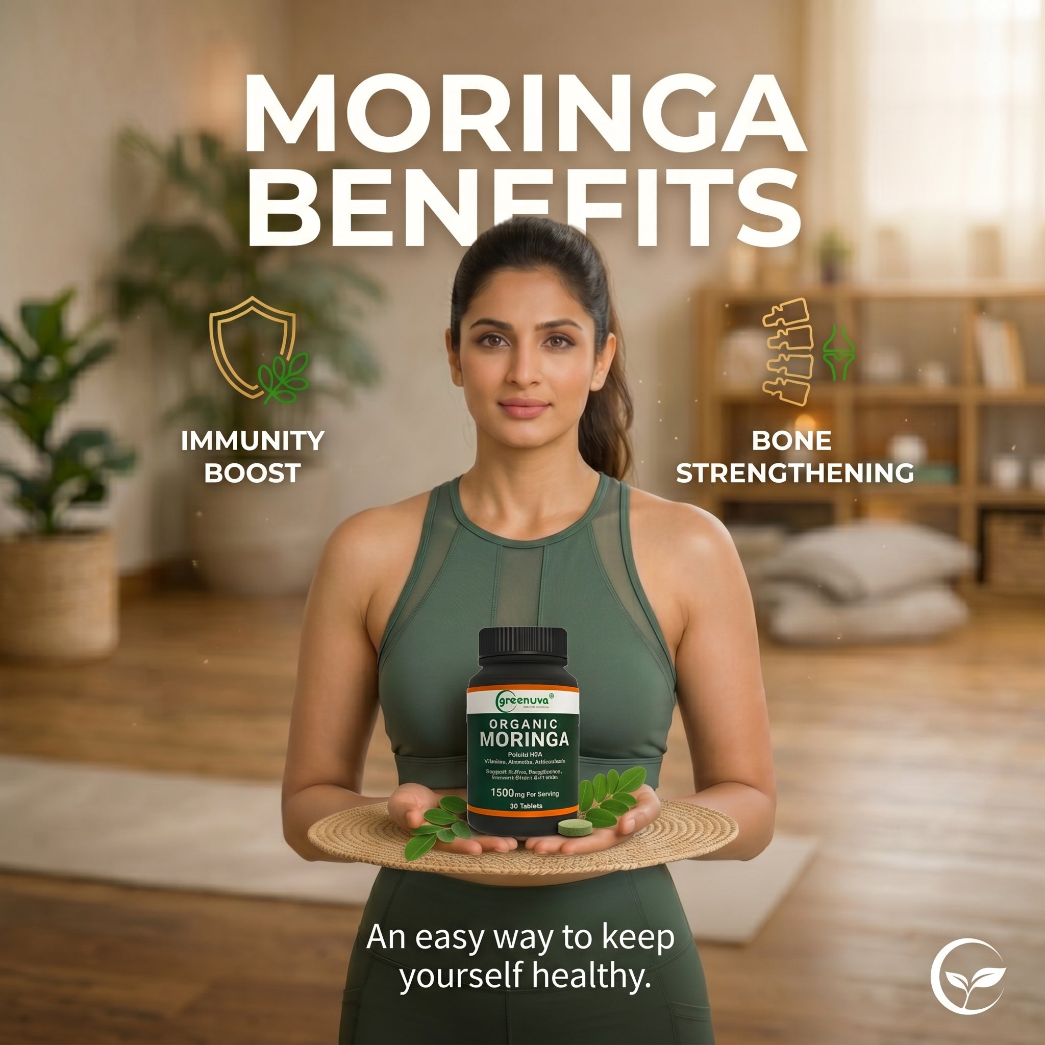 Greenuva Moringa Tablets