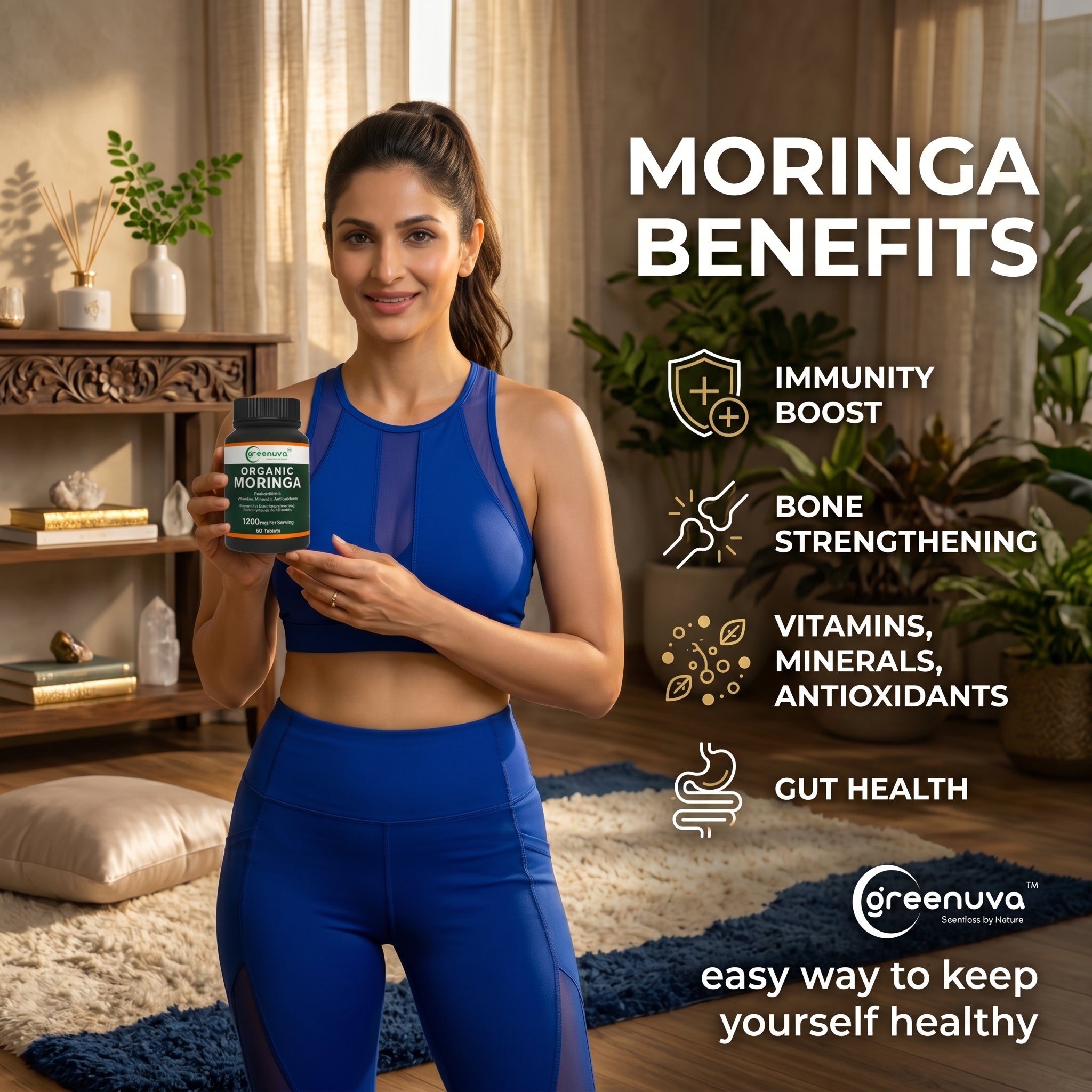 Greenuva Moringa Tablets