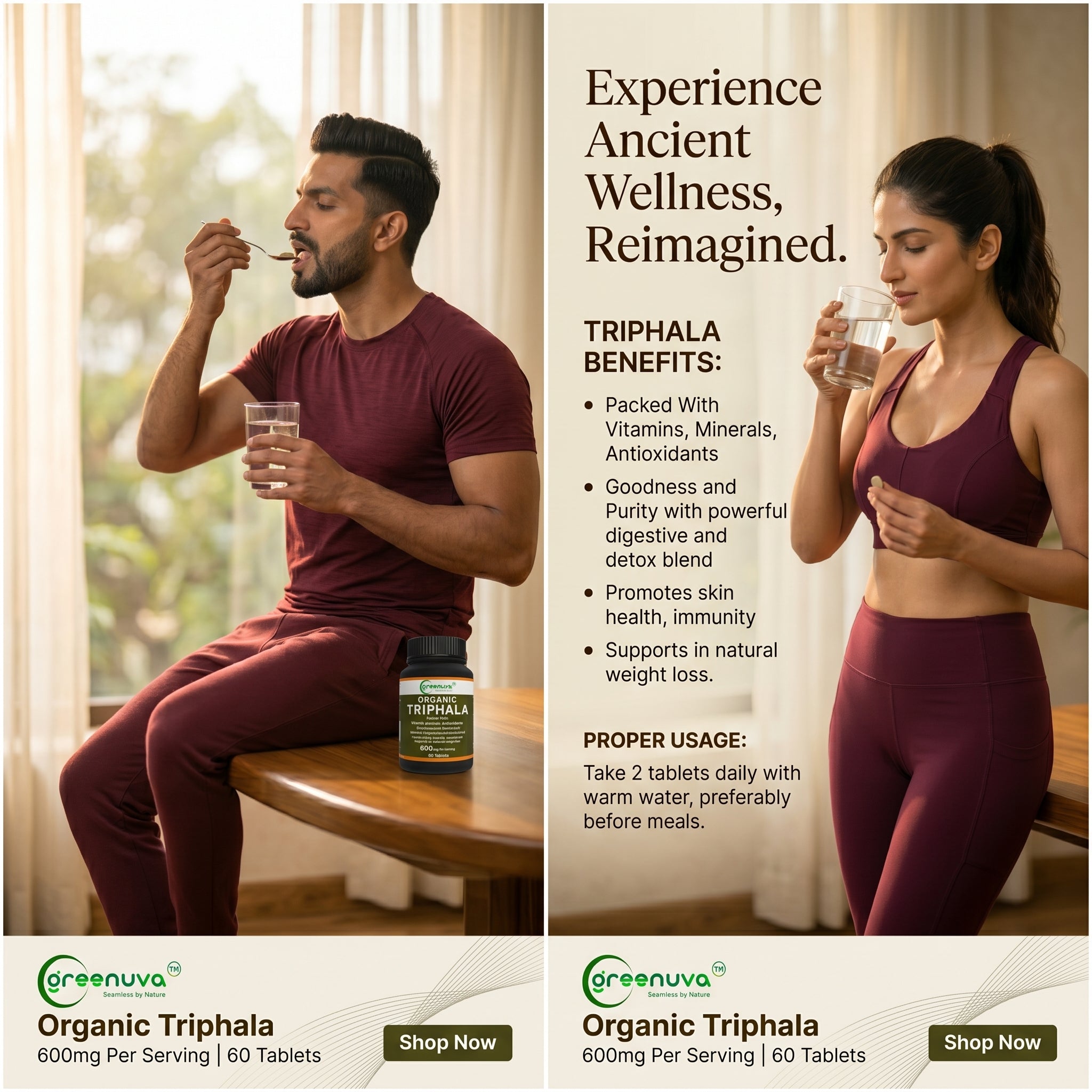 Greenuva Triphala Tablets