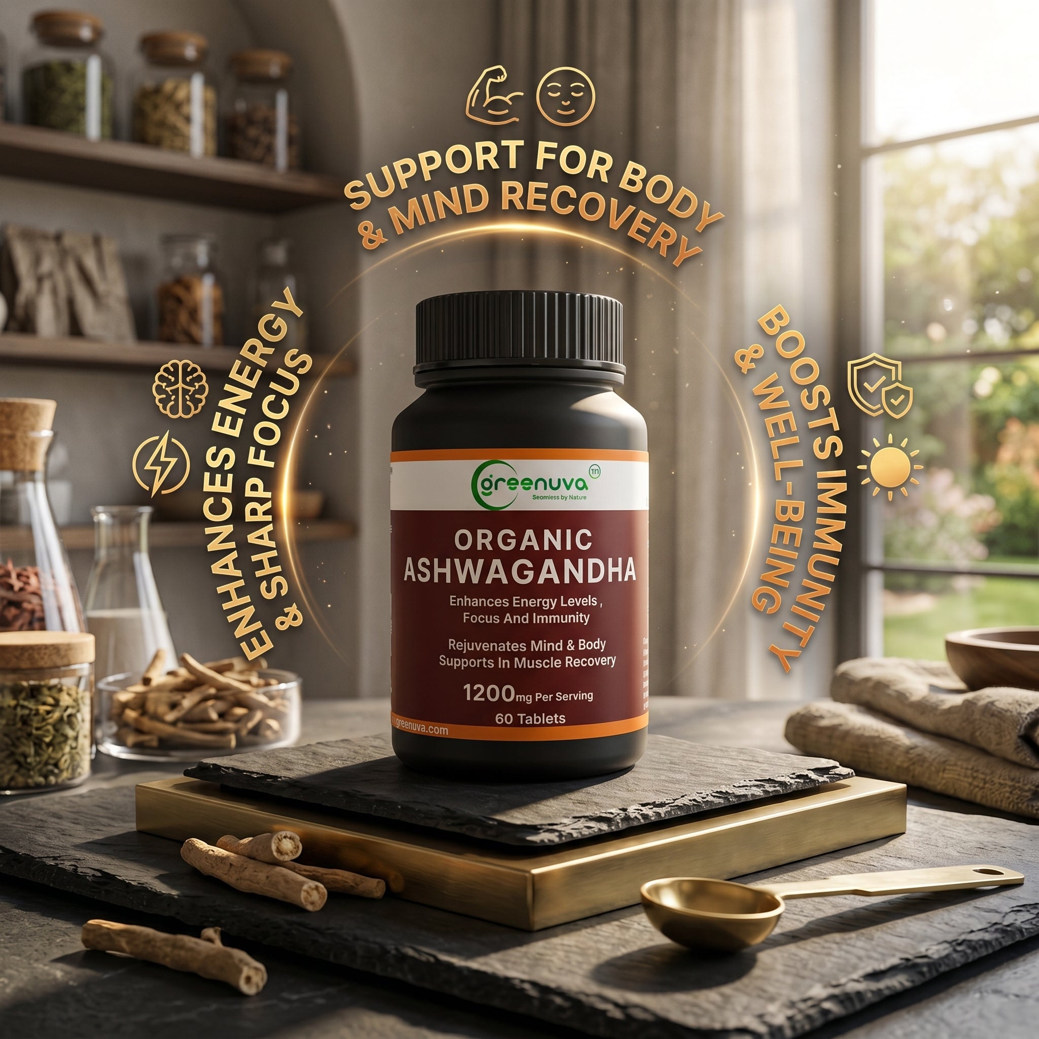 Greenuva Ashwagandha Tablets