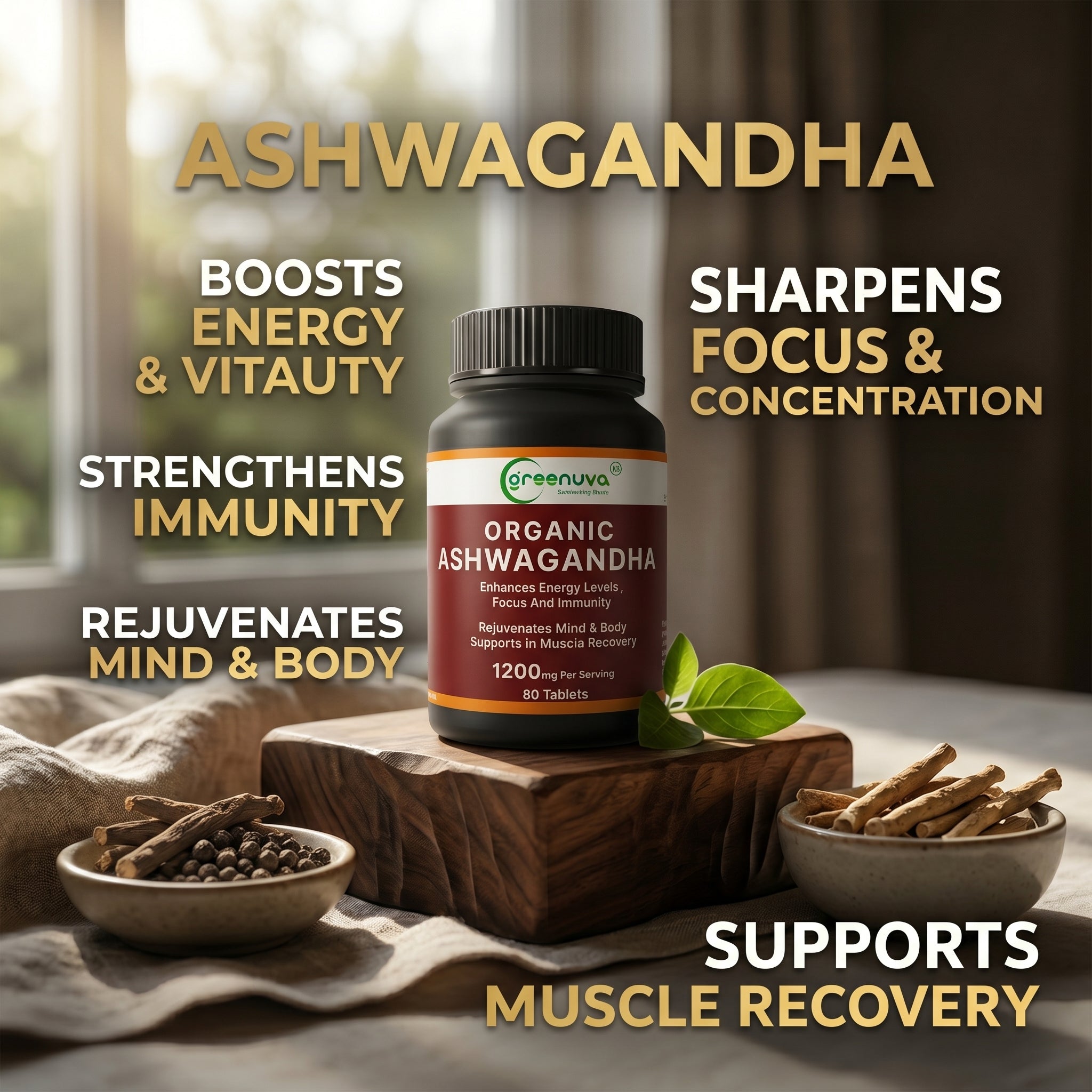 Greenuva Ashwagandha Tablets
