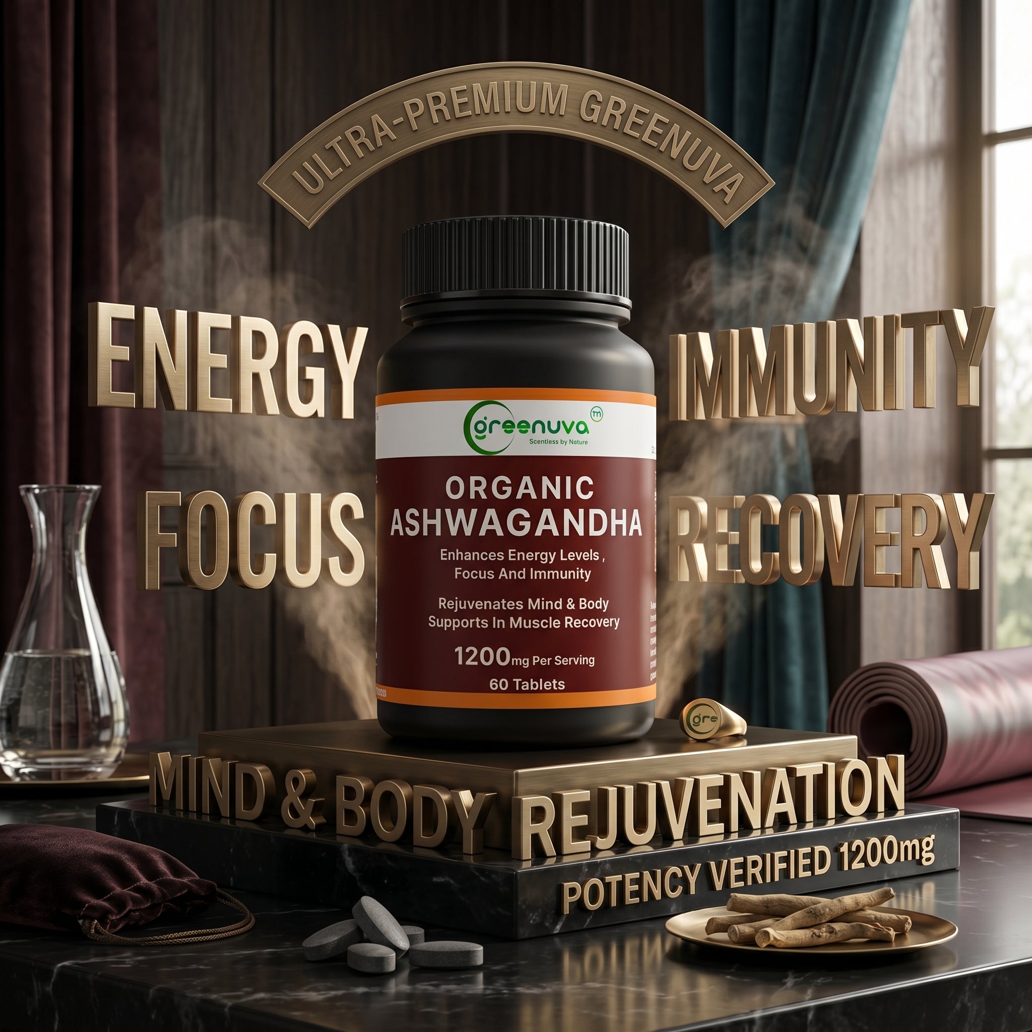 Greenuva Ashwagandha Tablets
