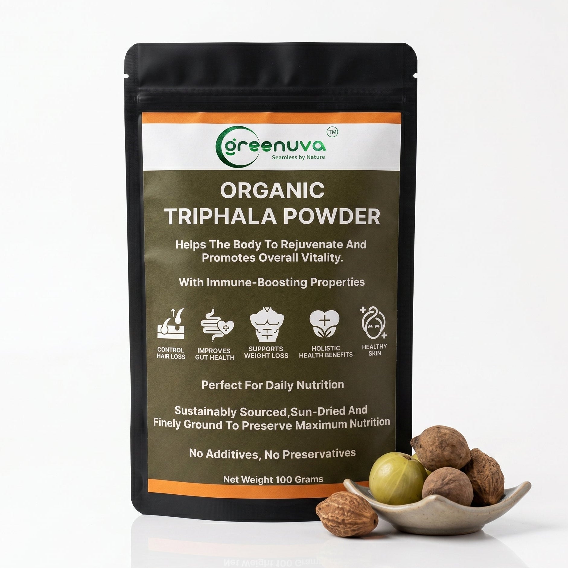 Greenuva Triphala Powder